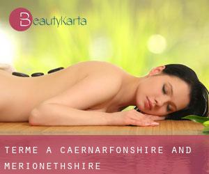 Terme a Caernarfonshire and Merionethshire Terme a Caernarfonshire and Merionethshire