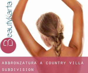 Abbronzatura a Country Villa Subdivision